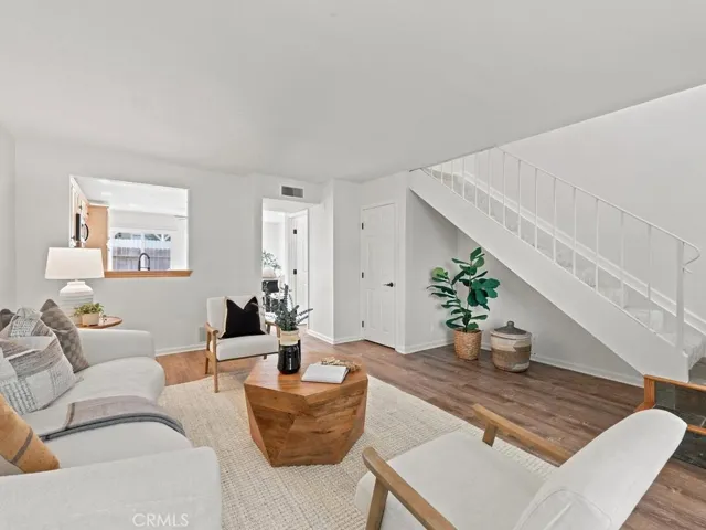 Cozy living area, light and bright.