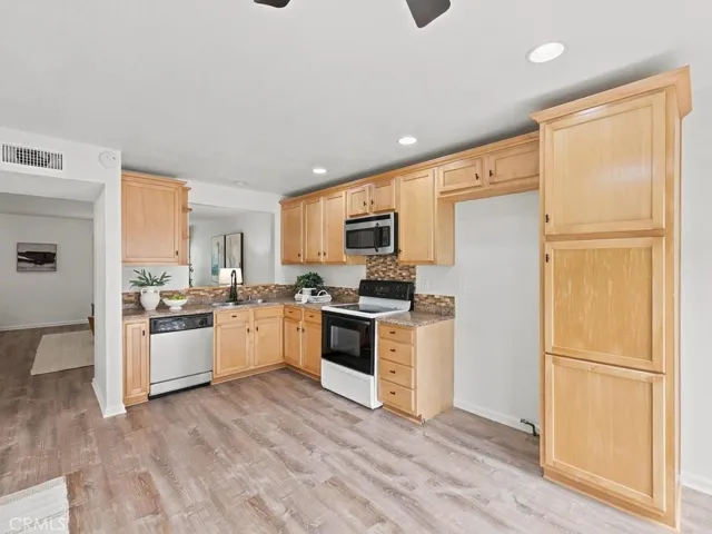 Large kitchen with pantry.