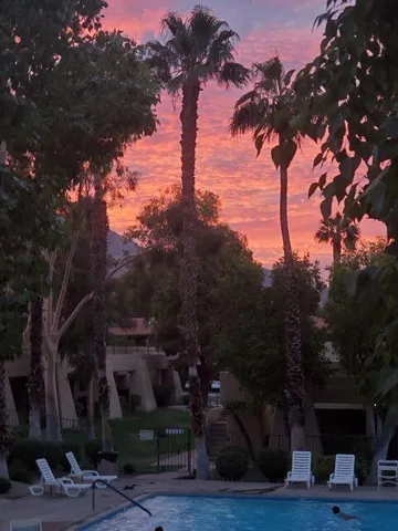 Condo Pool sunset PS photo