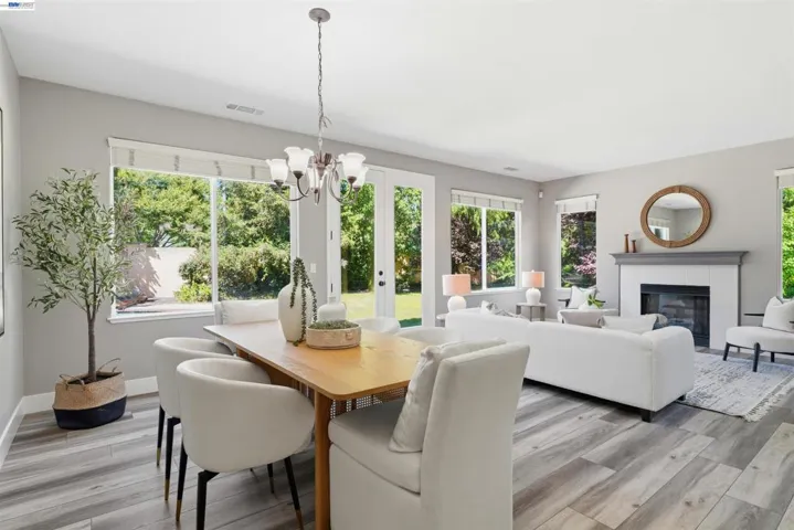 Living and formal dining