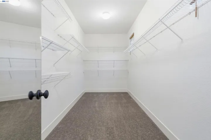 Primary walk in closet
