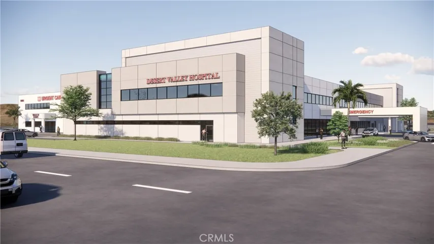 Desert Valley Hospital Expansion Rendering from Bear Valley Rd.