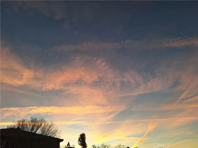Sunset from back of the house