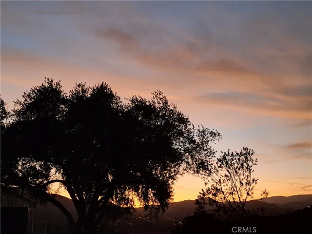 Sunset from front side