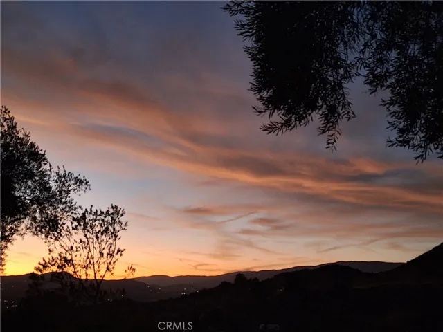 Sunset from back of the house
