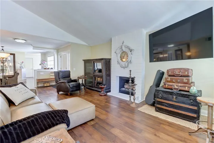 Living Room is open to dining room