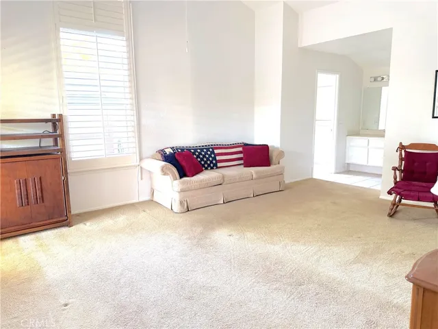 Spacious primary bedroom.