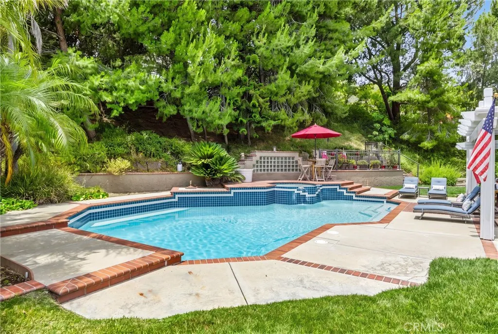 Digitally staged pool furniture