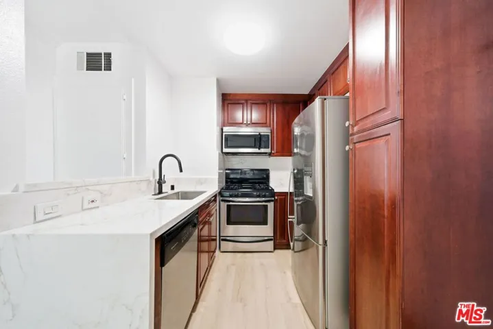 Kitchen with New Quartz Counte