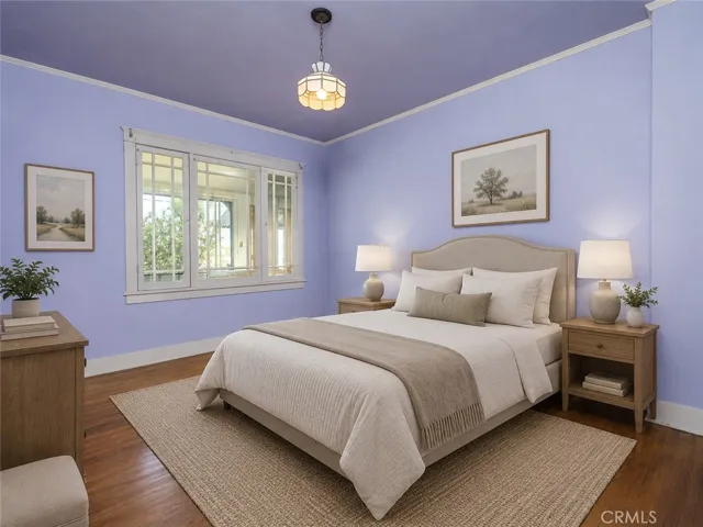 Virtual staging bedroom 1