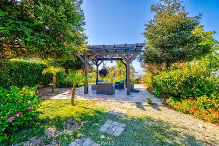 ZEN patio area at the top of the lot
