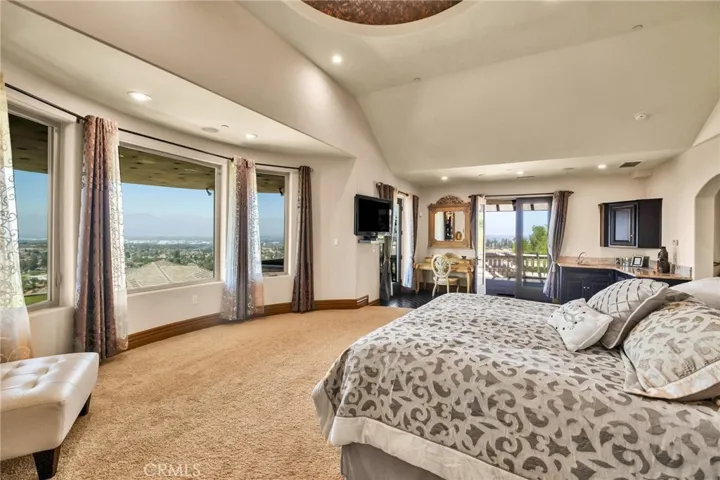 PRIMARY BEDROOM WITH VIEWS