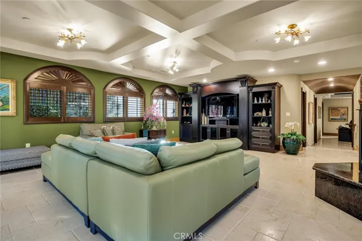 CUSTOM FEATURES AND FIREPLACE