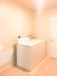 Laundry room - washer and dryer belong to current tenant