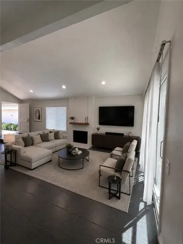 Living Room with virtual furniture Furniture and décor have been digitally added for illustrative purposes only and are not included with the property.