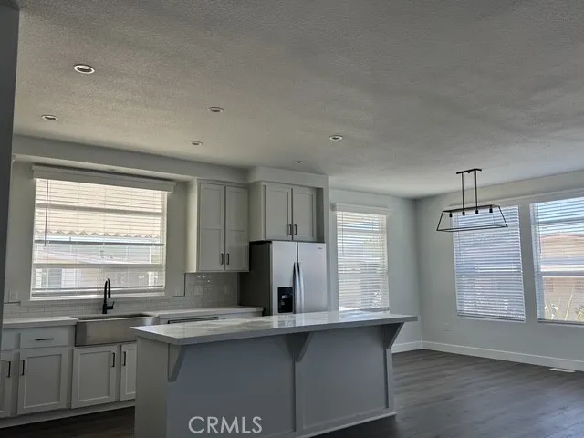 view of kitchen and living room