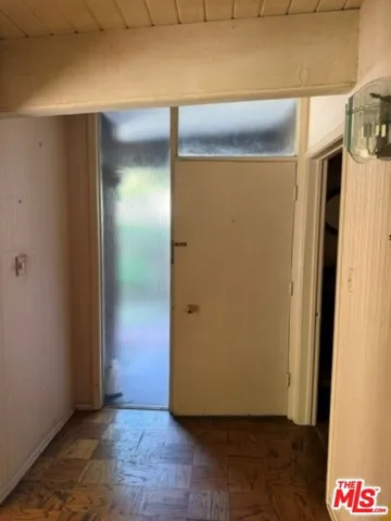 Front Door and Powder Room