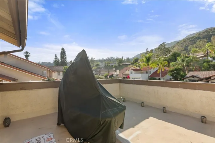 Mountain view from the Master Bedroom balcony
