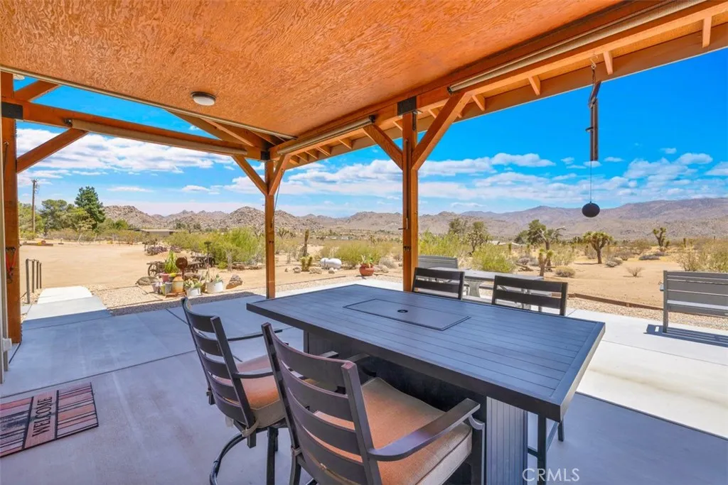 Guest house porch view