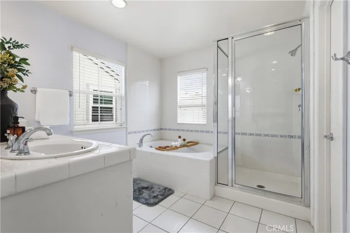 PRIMARY TUB AND SHOWER