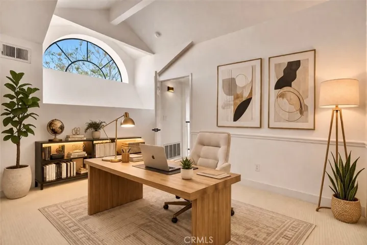 loft designed as office use