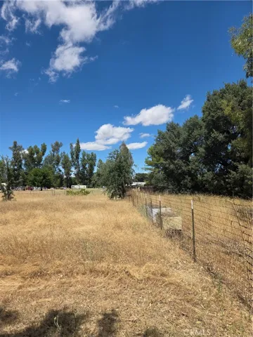 Fully fenced back yard