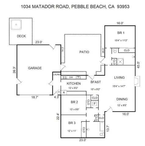 1034 Matador Road, Pebble Beach, California 93953
