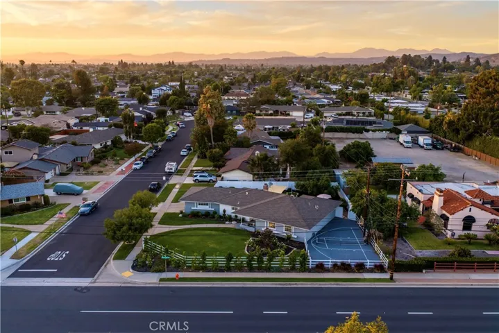 Sunset Aerial looking from Fairhaven to Palomar