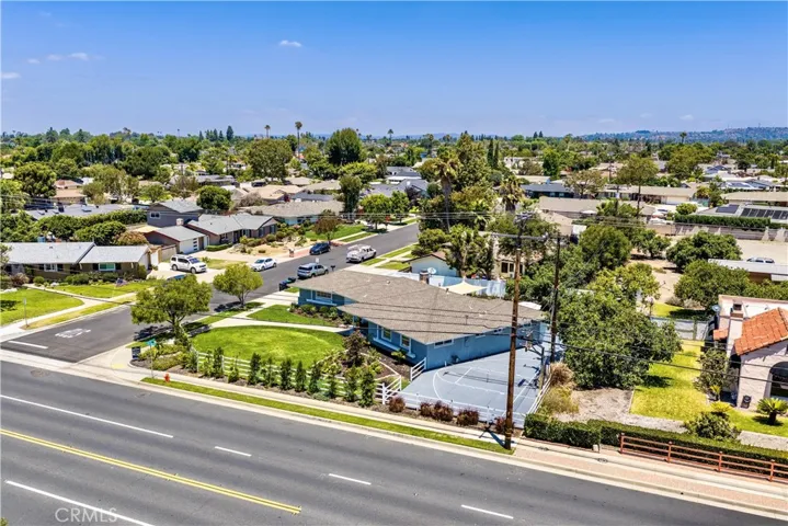 A reverse Aerial View of 18211 Fairhaven.