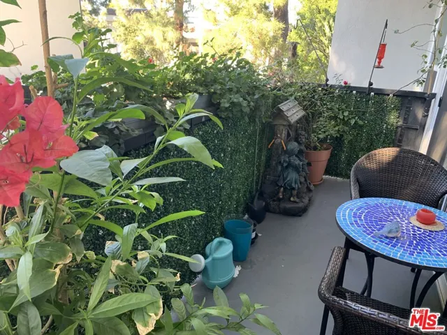 Private balcony