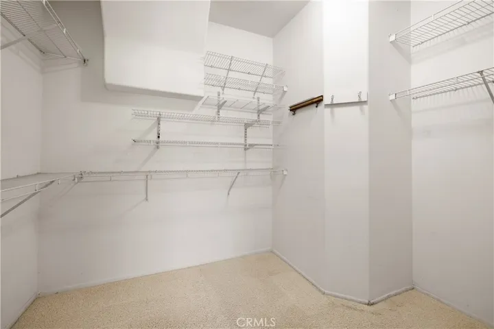 Primary walk in closet