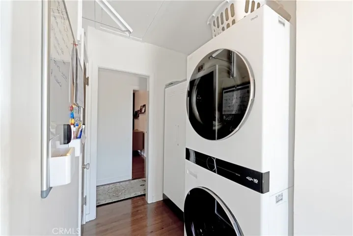 Laundry area off kitchen
