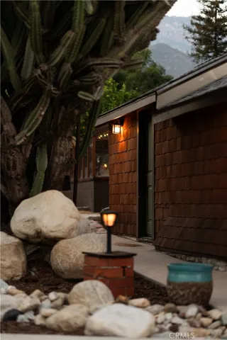 Workshop entrance off of the garage