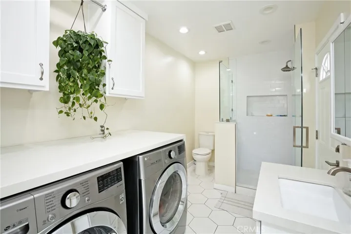 Bathroom near kitchen
