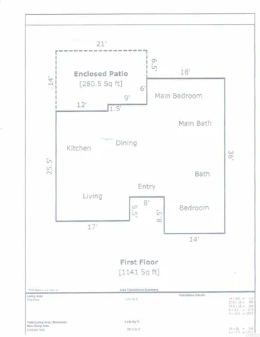 Floor plan provided by seller