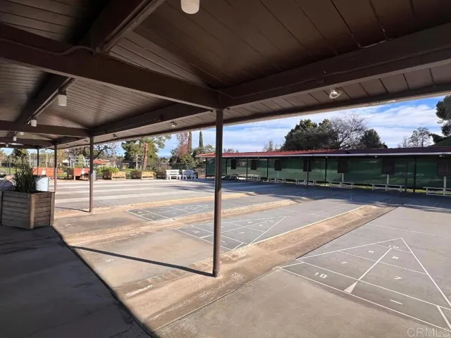 Community shuffle board - picture courtesy of HOA