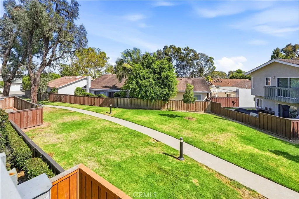 Greenbelt behind house