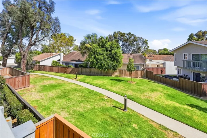 Greenbelt behind house