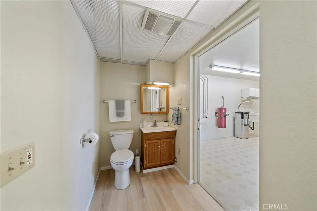 Half Bath by garage