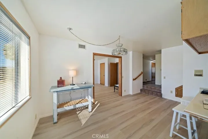 Eating area off kitchen