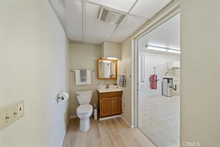Half Bath by garage