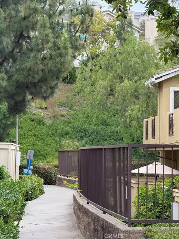 Sidewalk in fron of the home