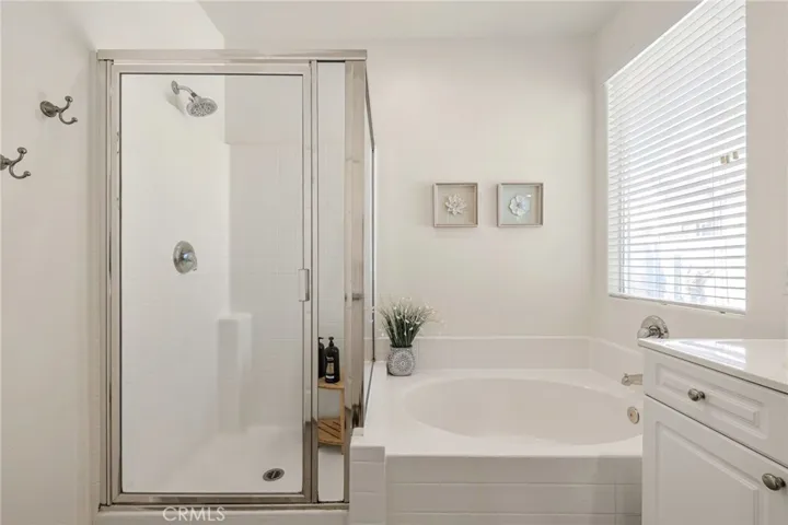 Primary Bathroom with Shower and tub