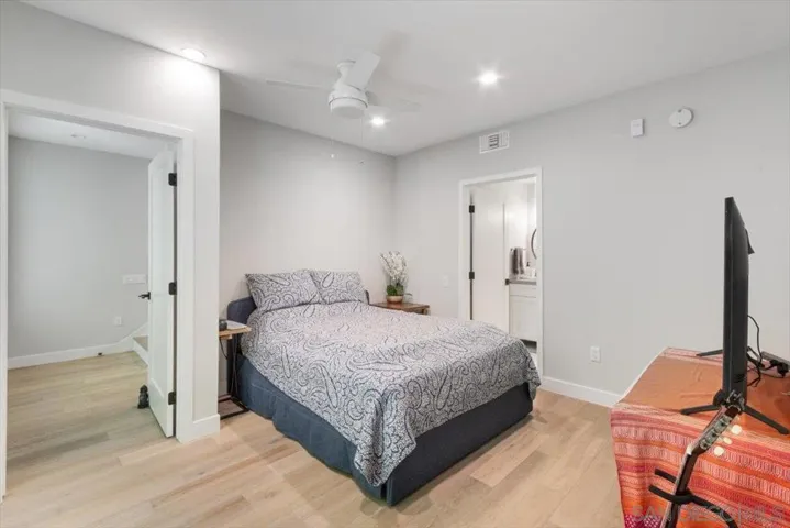 First floor flex bedroom with full bathroom