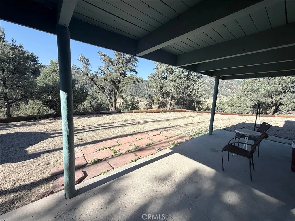 Downstairs patio