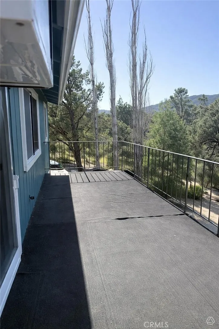 Upstairs deck