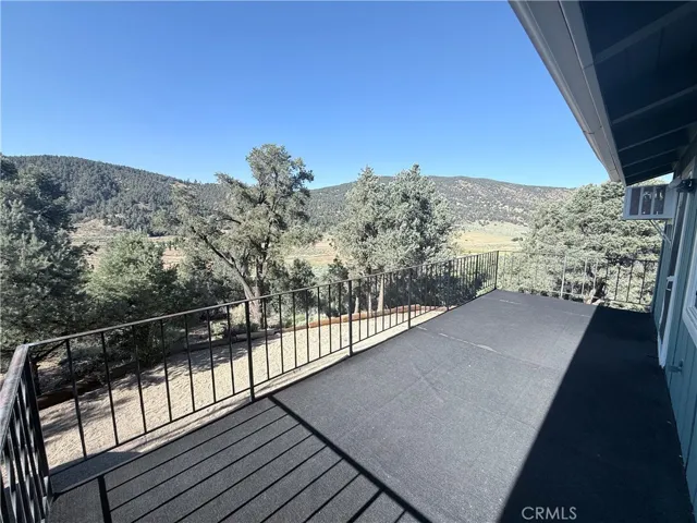 Upstairs deck