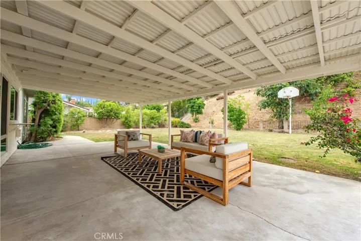 huge backyard