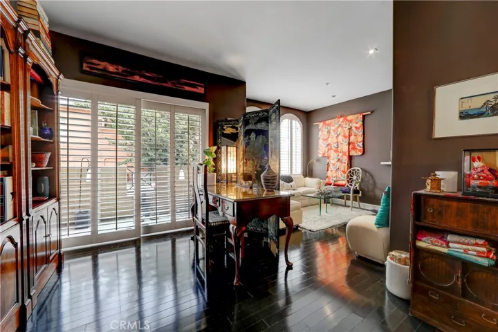 Living room with balcony
