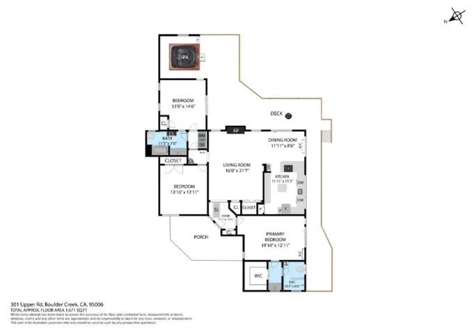 301 Upper Road, Boulder Creek, California 95006